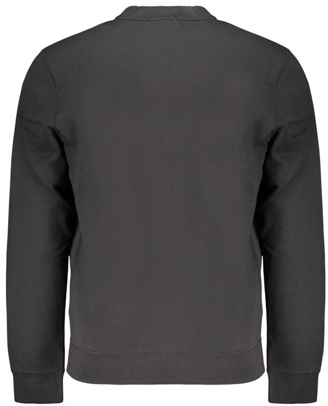 Calvin Klein Black Cotton Mens Sweatshirt Zwart