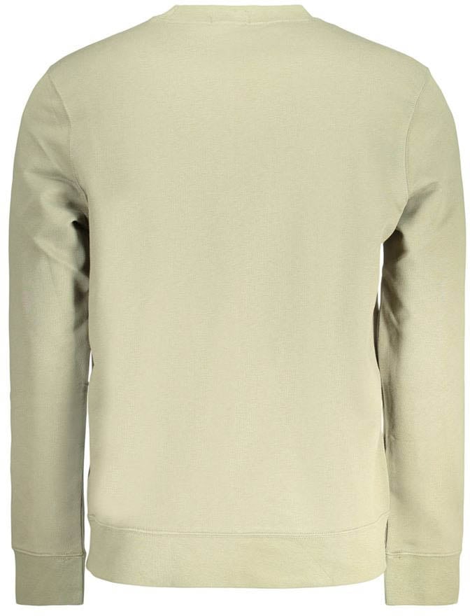 Calvin Klein Green Cotton Mens Sweatshirt Groen