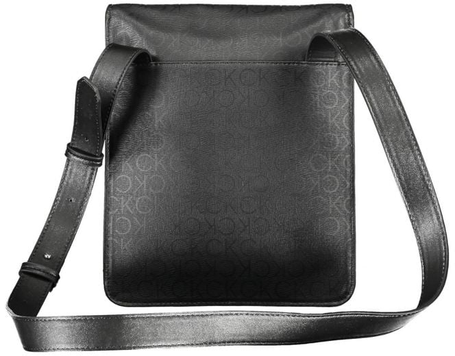 Calvin Klein Black Polyester Mens Shoulder Bag Zwart