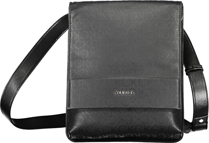 Calvin Klein Black Polyester Mens Shoulder Bag Zwart