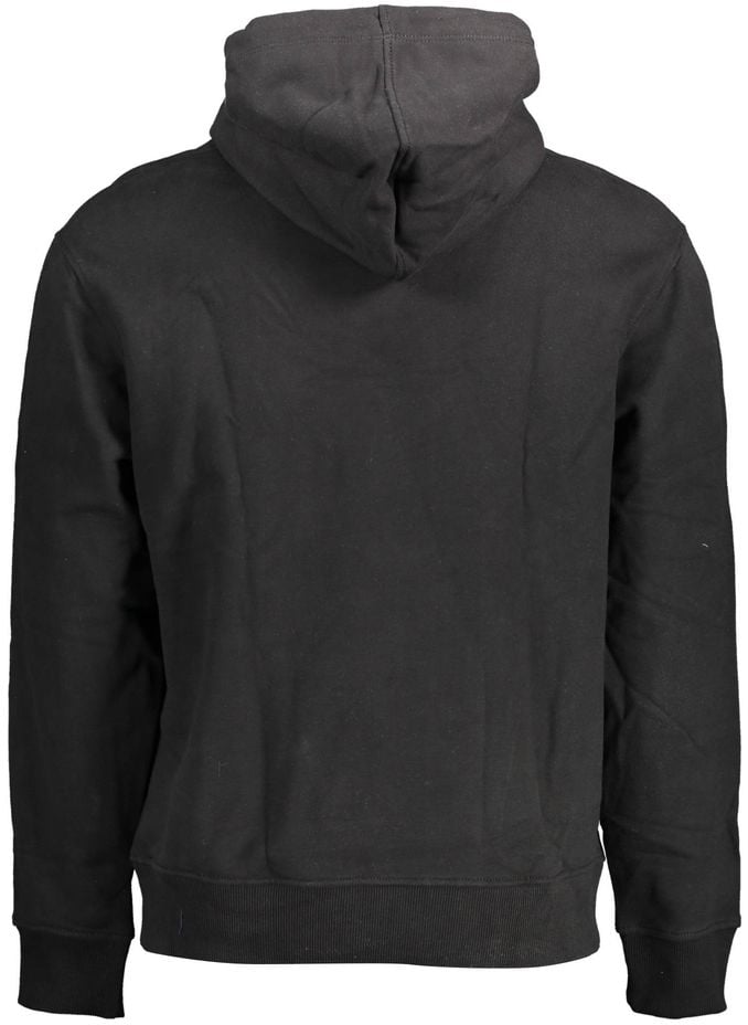 Calvin Klein Black Cotton Men Sweatshirt Zwart