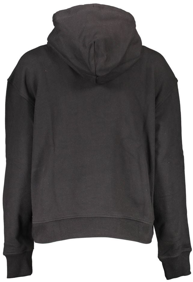 Calvin Klein Black Cotton Women Sweatshirt Zwart