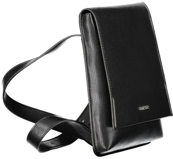 Calvin Klein Nero Polyurethane Men Shoulder Bag Zwart