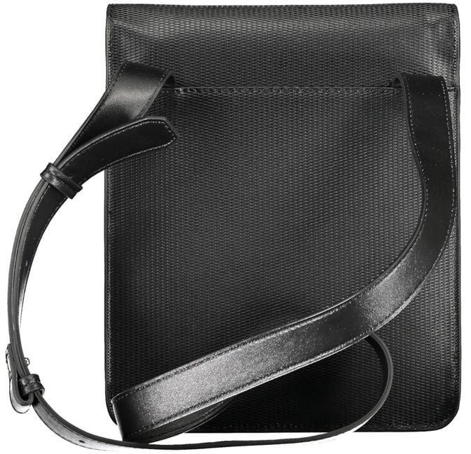 Calvin Klein Nero Polyurethane Men Shoulder Bag Zwart