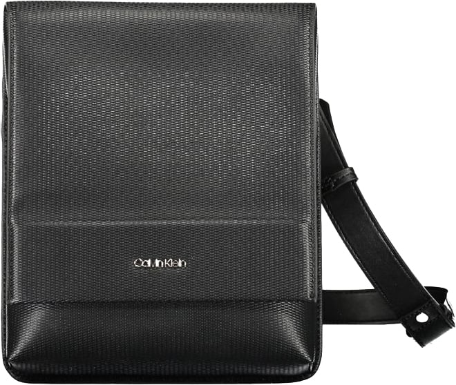 Calvin Klein Nero Polyurethane Men Shoulder Bag Zwart