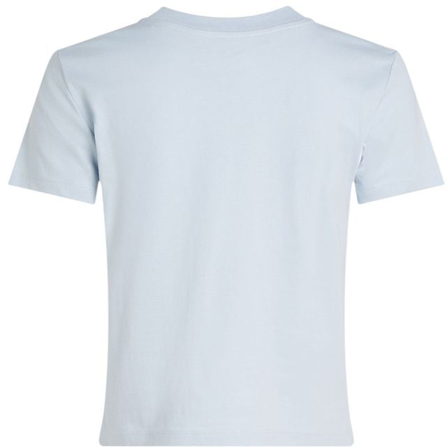 Calvin Klein Jeans Blue Recycled Cotton T-Shirt Blauw