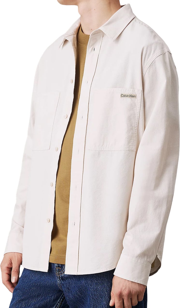 Calvin Klein Shirts Beige Wit