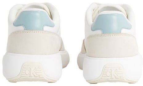 Calvin Klein Jeans Beige Leather Athletic Sneakers Beige