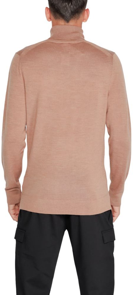 Calvin Klein Beige Wool Turtleneck Beige