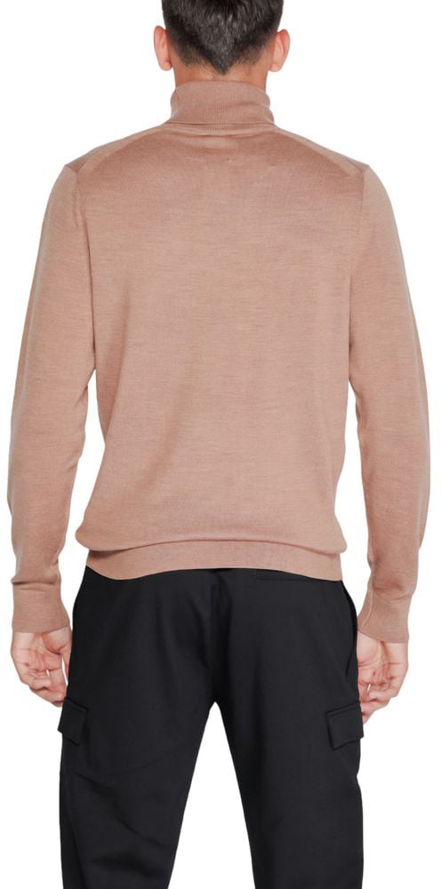 Calvin Klein Beige Wool Turtleneck Beige