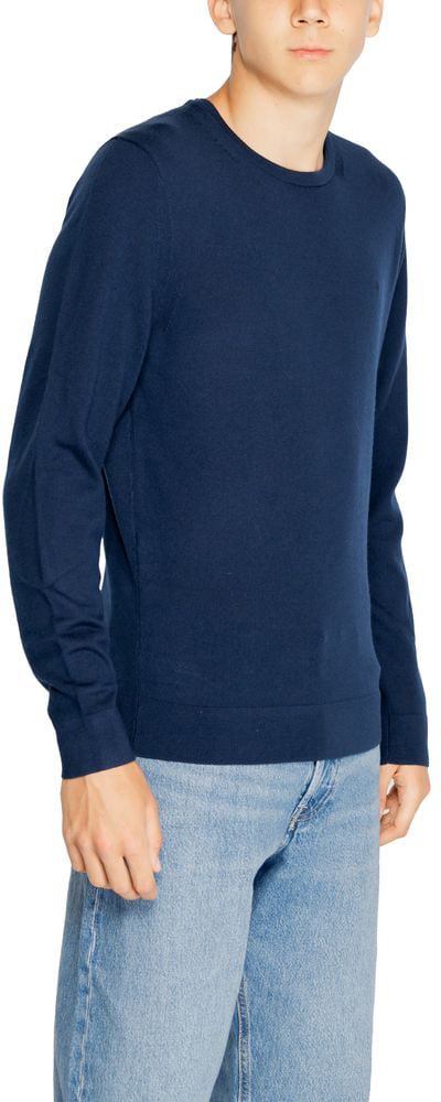 Calvin Klein Blue Recycled Wool Sweatshirt Grijs