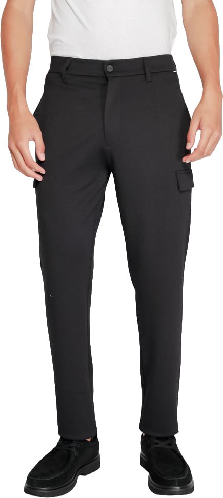Calvin Klein Black Recycled Polyester Joggers (Workout Pants) Zwart