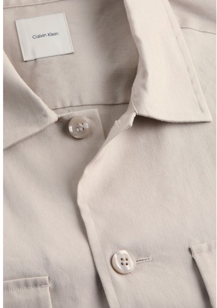 Calvin Klein Beige Lyocell Coat Beige