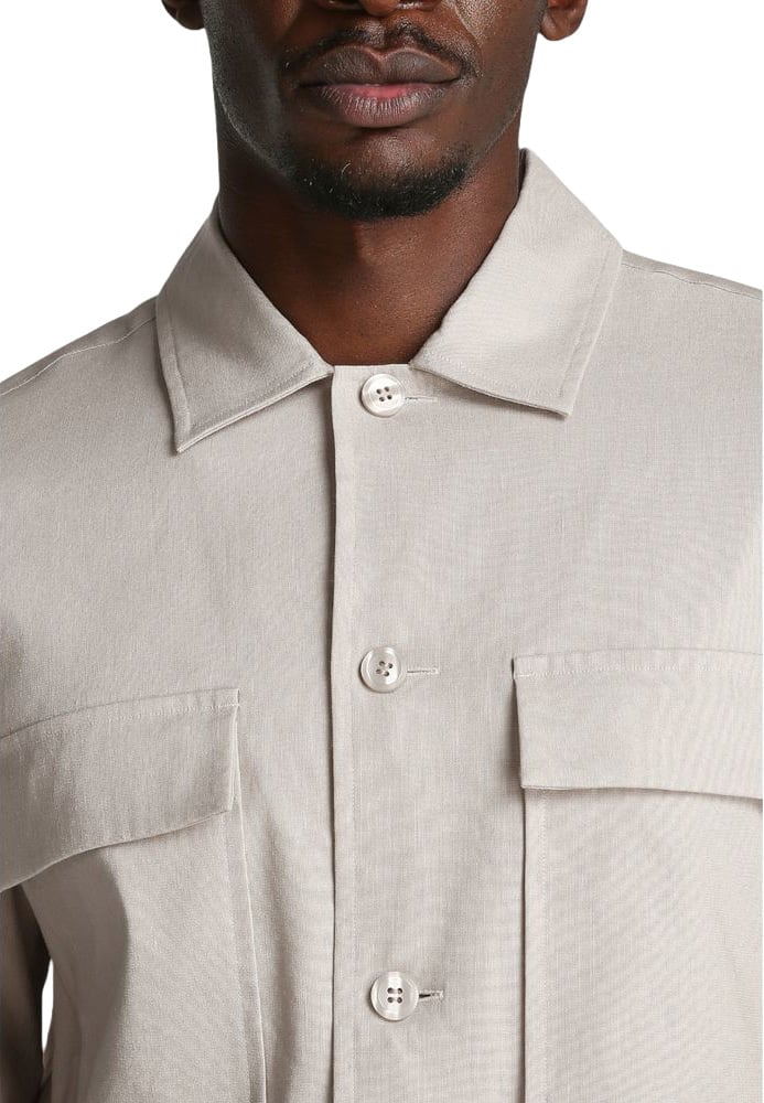 Calvin Klein Beige Lyocell Coat Beige