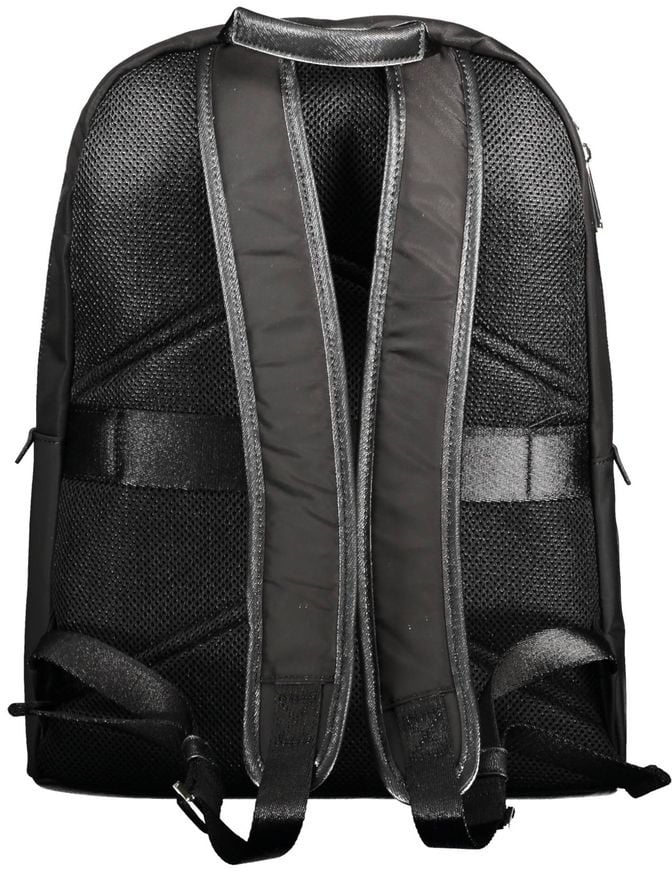 Calvin Klein Black Polyester Men Backpack Zwart