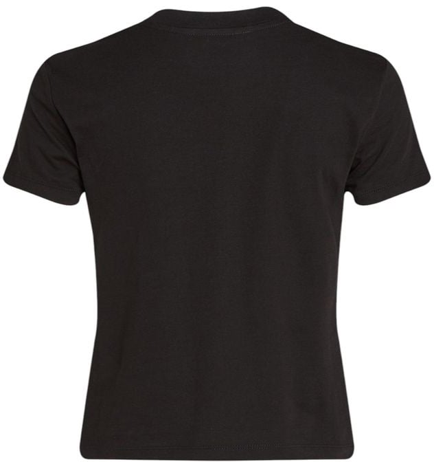 Calvin Klein Jeans Black Recycled Cotton T-Shirt Zwart