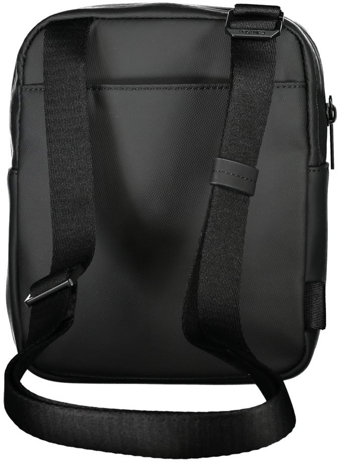 Calvin Klein Calvin Klein Sleek Black Recycled Polyester Shoulder Bag Zwart