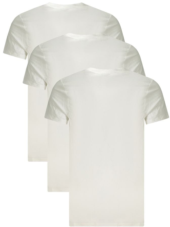 Calvin Klein White Cotton Men T-Shirt Wit