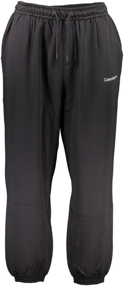 Calvin Klein Calvin Klein Black Cotton Men's Sweatpant Zwart
