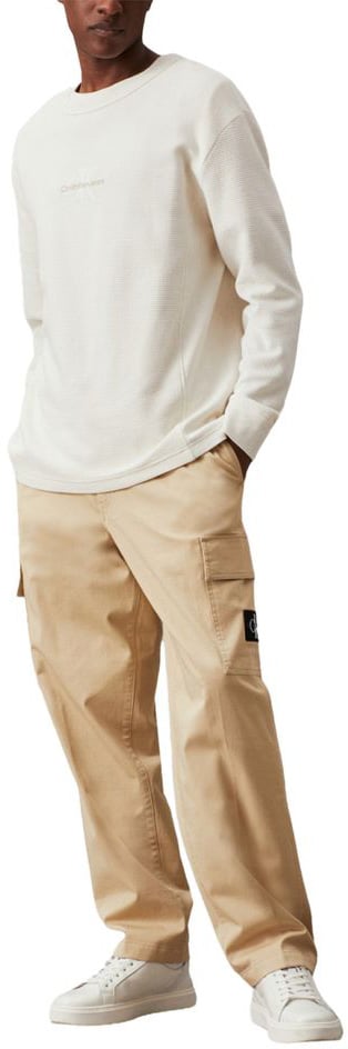 Calvin Klein Beige Cotton Cargo Pants Beige