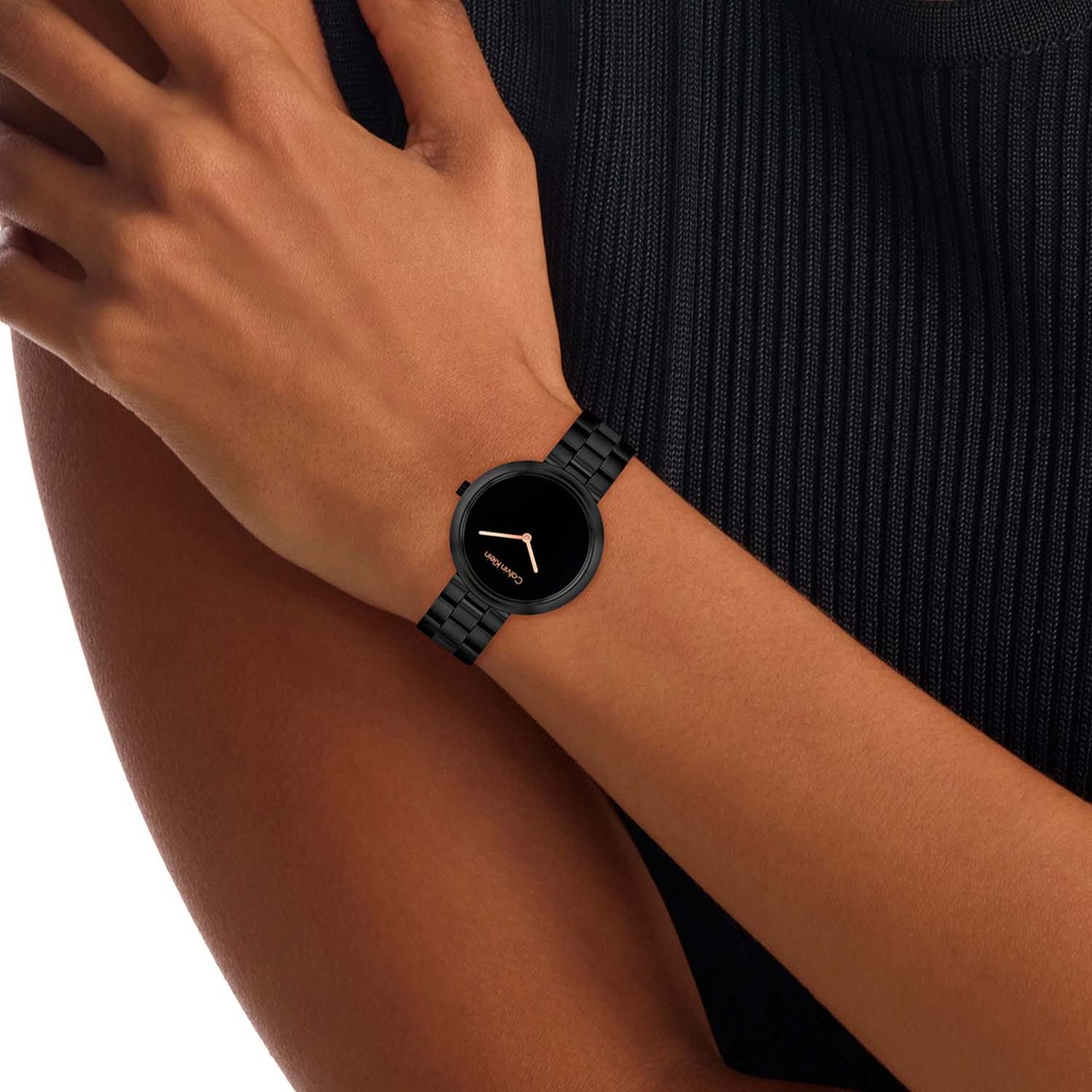 Calvin Klein CK Pure dms cera black 34mm Zwart