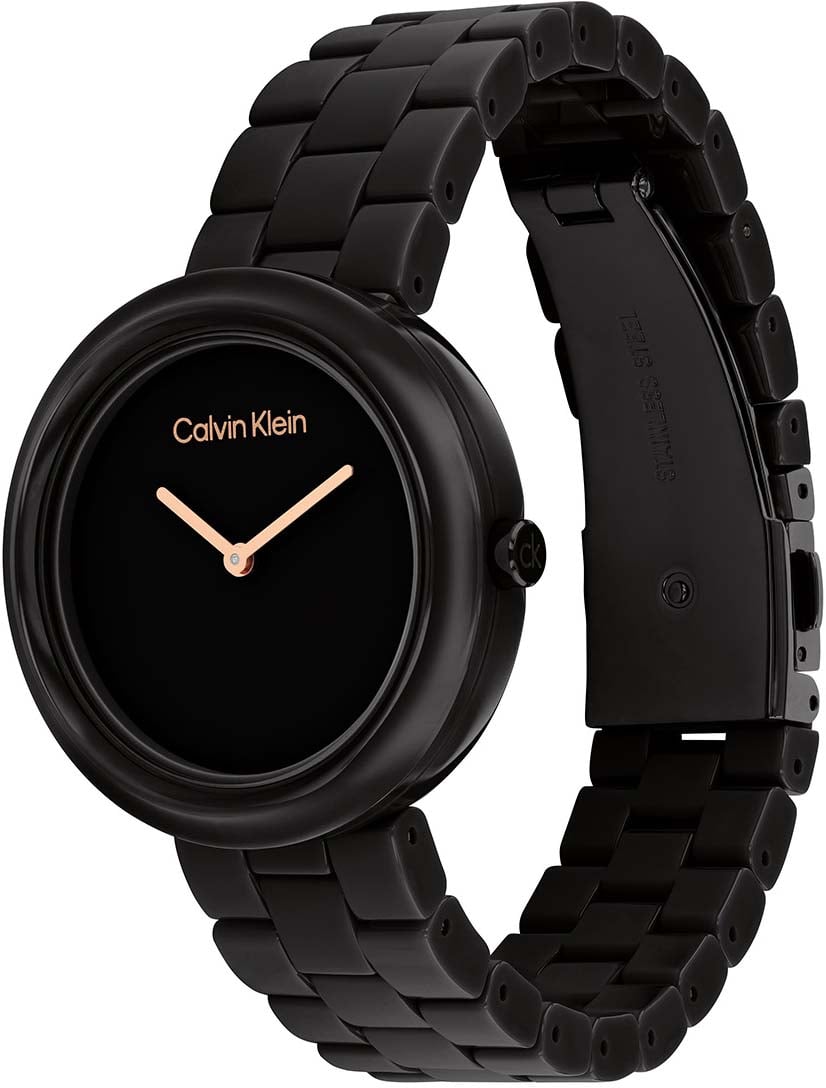Calvin Klein CK Pure dms cera black 34mm Zwart
