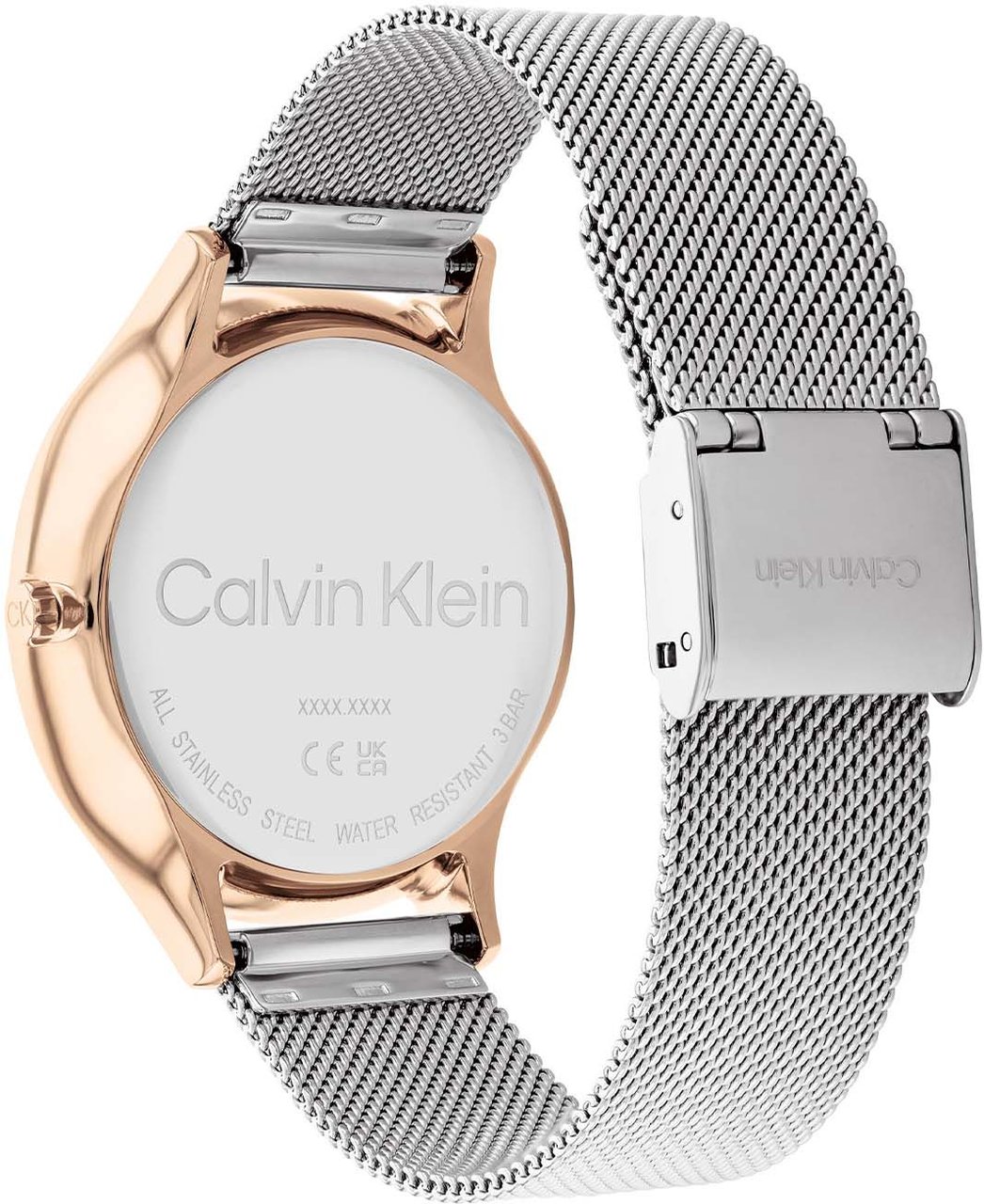 Calvin Klein Calvin Klein CK25200106 Dames Staal Horloge 38mm Roze