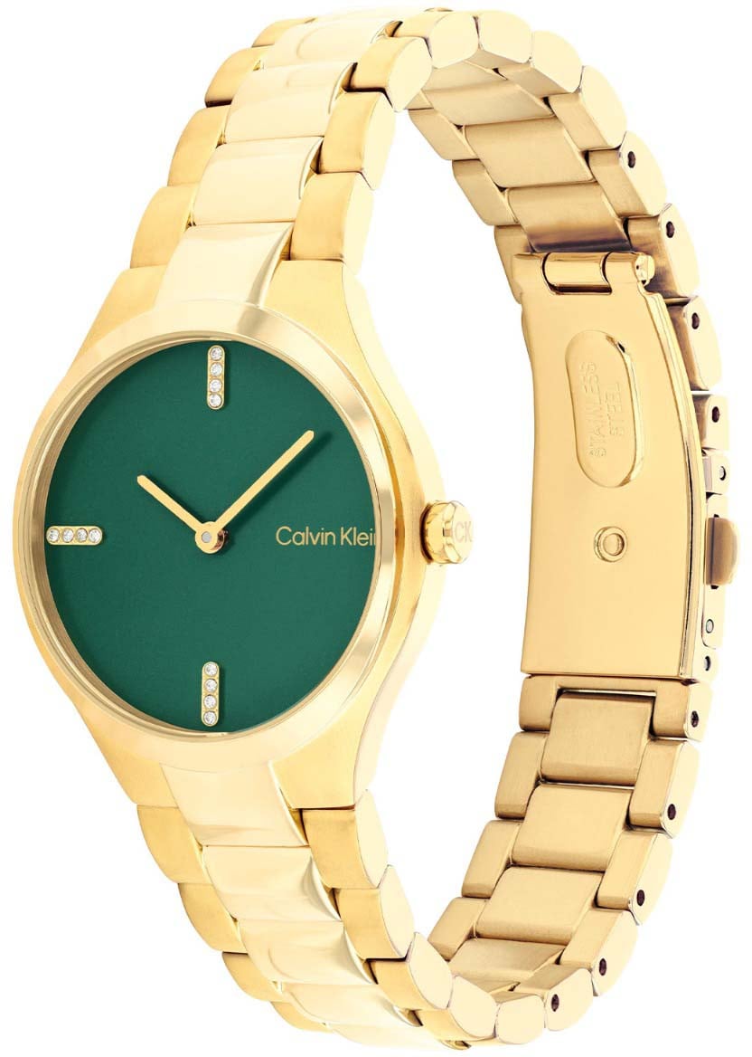 Calvin Klein Calvin Klein CK25200333 Dames Horloge Staal 30mm Goud