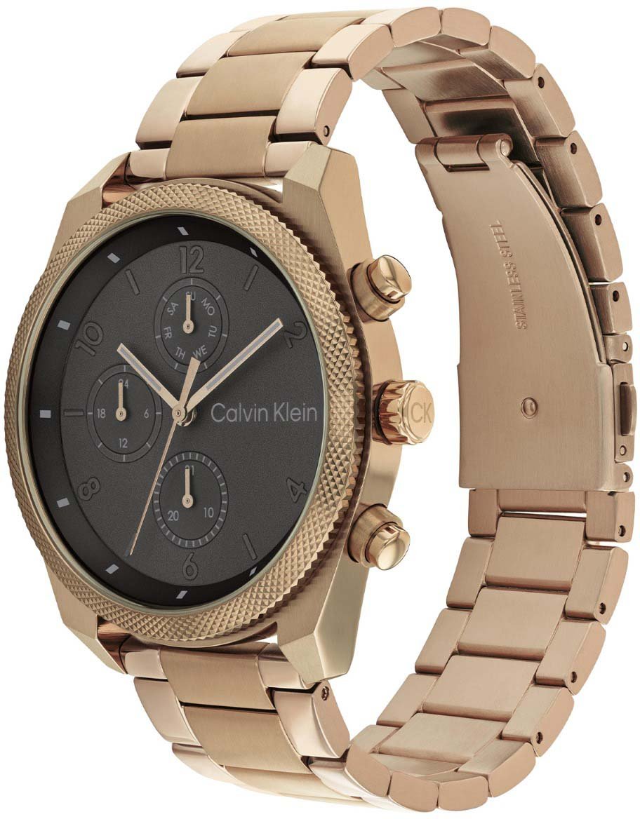 Calvin Klein Calvin Klein CK25200357 Heren Horloge Staal 44mm Goud