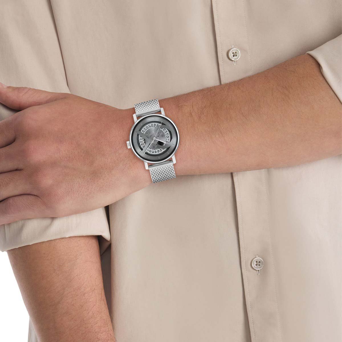 Calvin Klein Calvin Klein CK25300004 Heren Horloge Staal 40mm Automaat Zilver