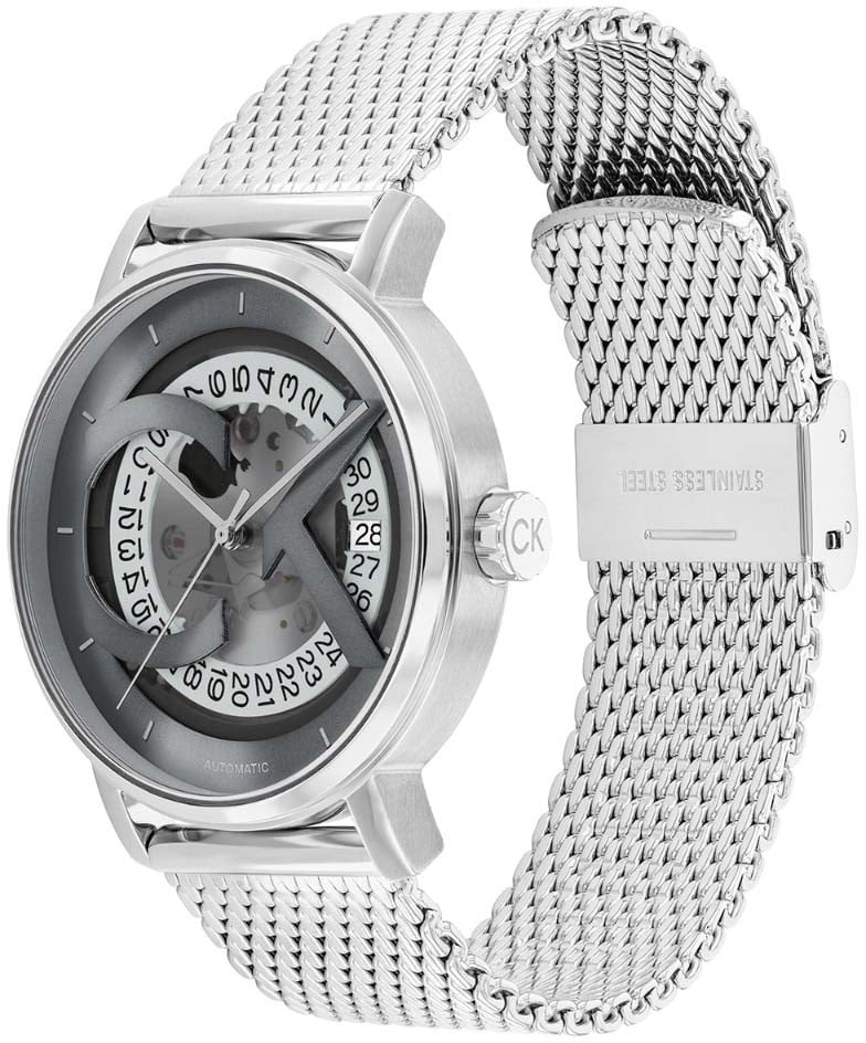 Calvin Klein Calvin Klein CK25300004 Heren Horloge Staal 40mm Automaat Zilver