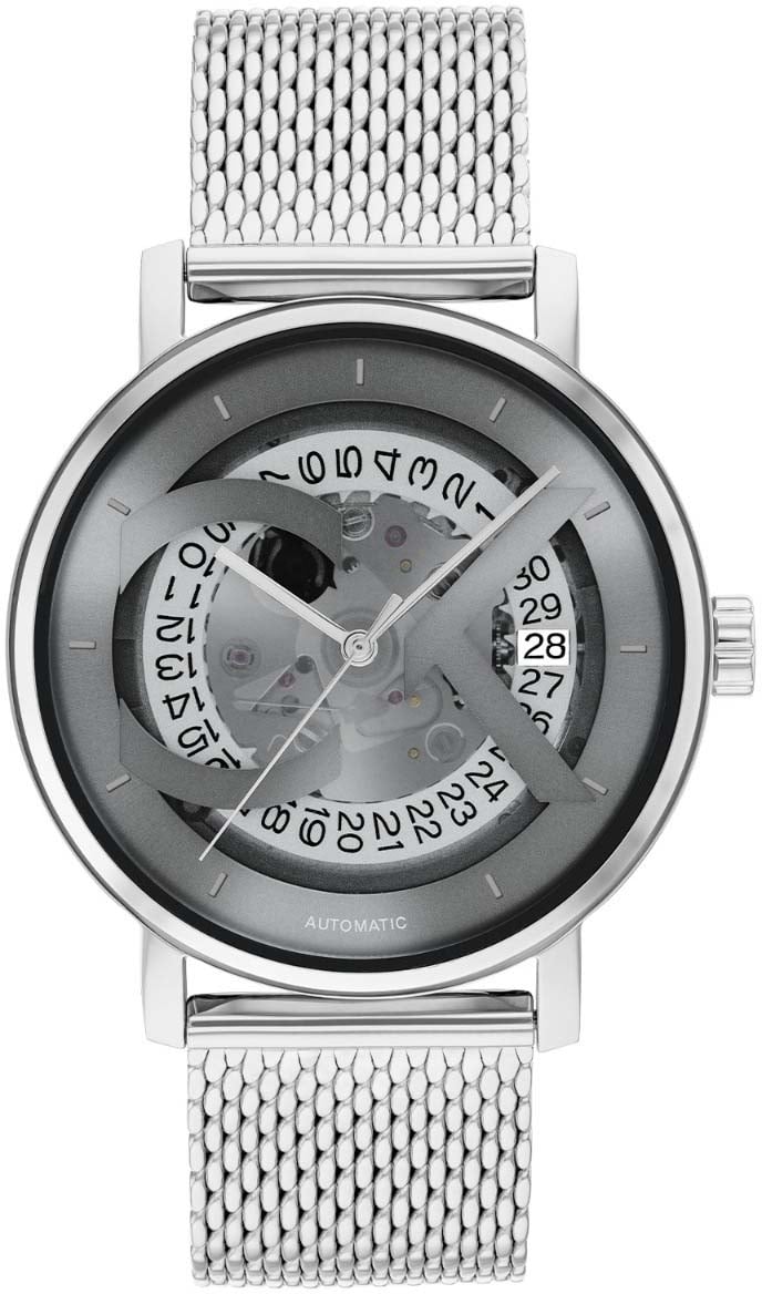 Calvin Klein Calvin Klein CK25300004 Heren Horloge Staal 40mm Automaat Zilver