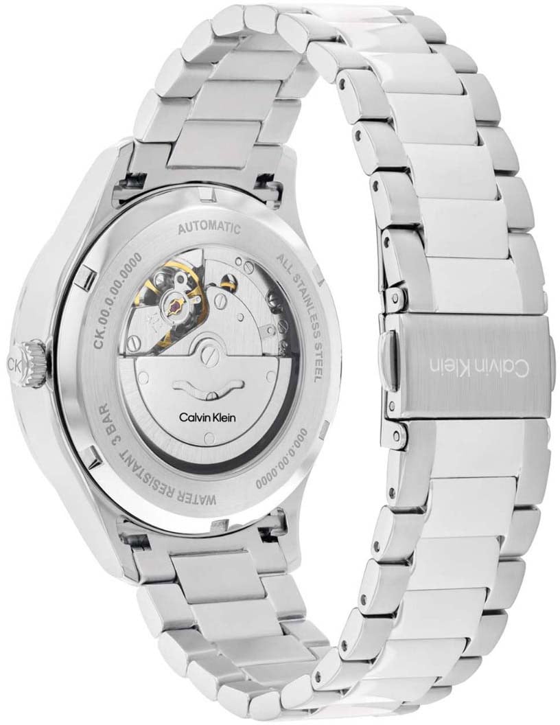 Calvin Klein Calvin Klein CK25300020 Heren Horloge Staal Automaat 40mm Zilver