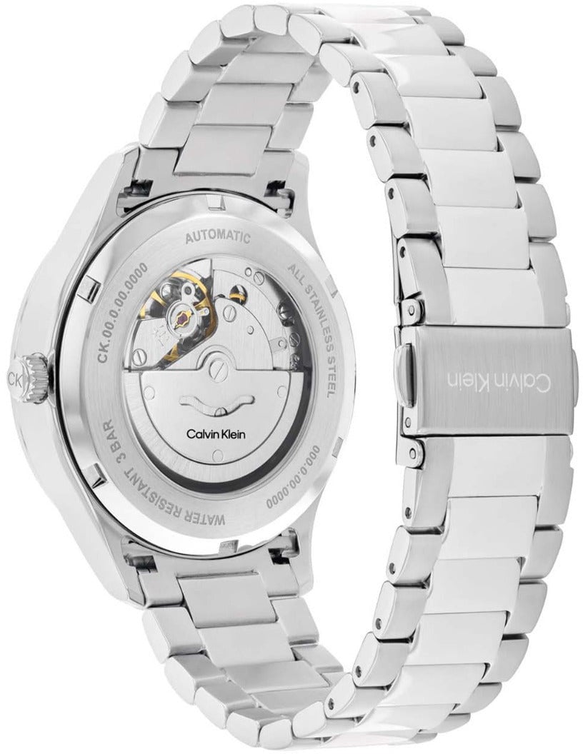 Calvin Klein CK25300020 Heren Horloge Staal Automaat 40mm Zilver