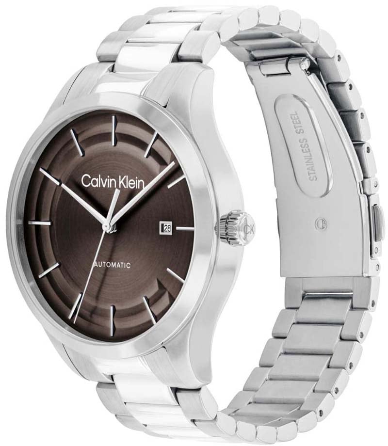 Calvin Klein Calvin Klein CK25300024 Heren Horloge Staal Automaat 40mm Zilver