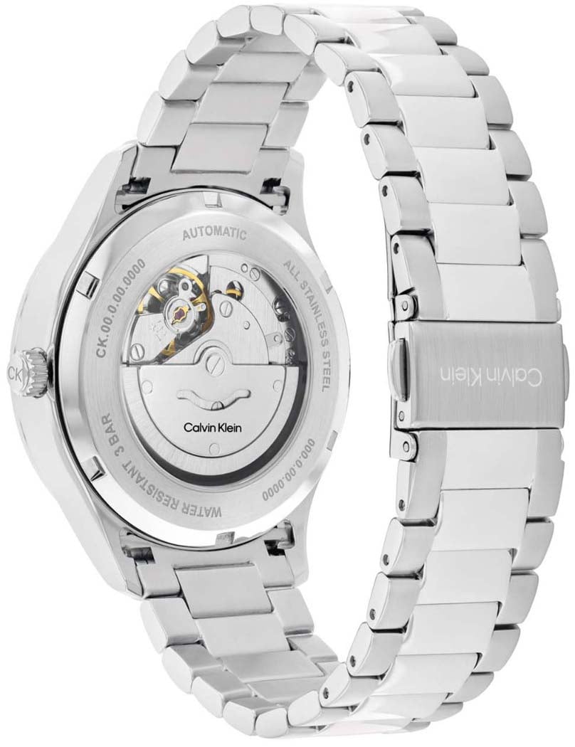 Calvin Klein Calvin Klein CK25300024 Heren Horloge Staal Automaat 40mm Zilver