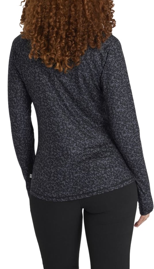 Calvin Klein Pully / Zip First Layer Print Black Zwart