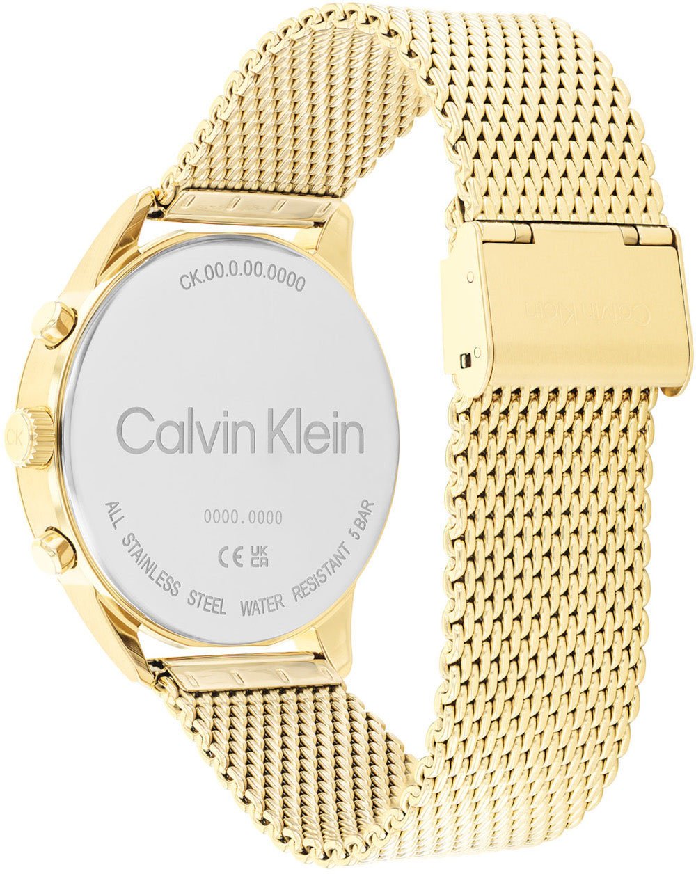 Calvin Klein - Horloge - Blauw Goud