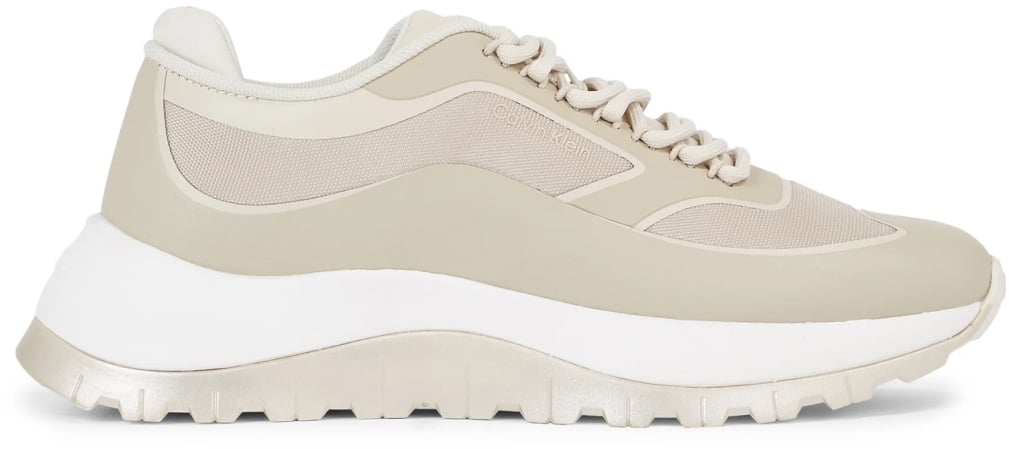 Calvin Klein 2 Piece Sole Runner Lace-up Sneakers Grijs