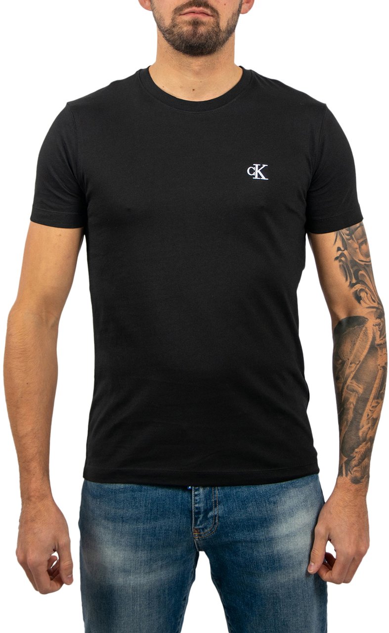 Calvin Klein Calvin Klein Jeans CK Essentail Slim Tee Zwart