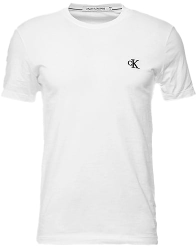 Calvin Klein Jeans CK Essentail Slim Tee Wit