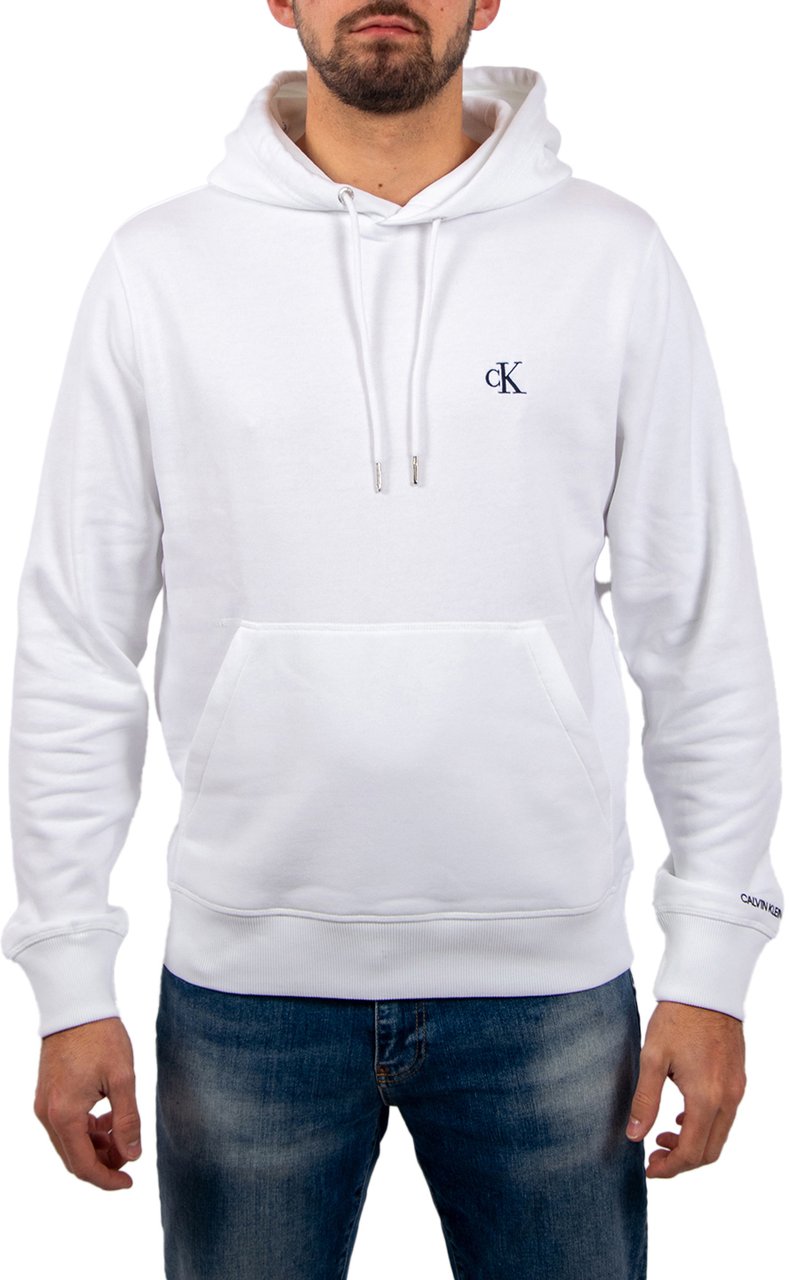 Calvin Klein Jeans CK Essentail Regular Hoodie Wit