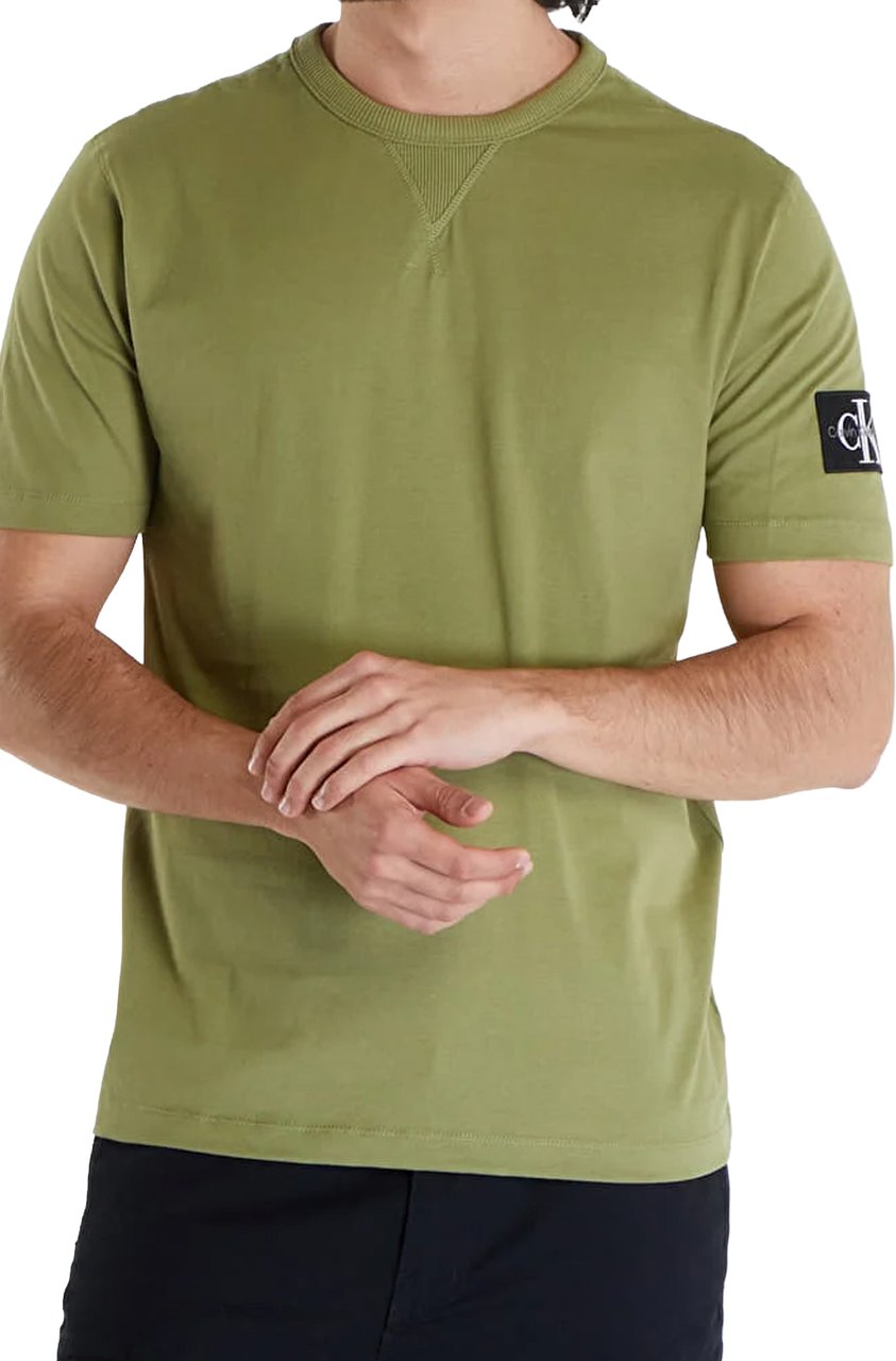 Calvin Klein T-Shirts And Polos Verde Willow Lime