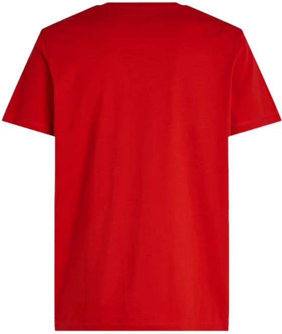 Calvin Klein Jeans Monologo Tee Rood