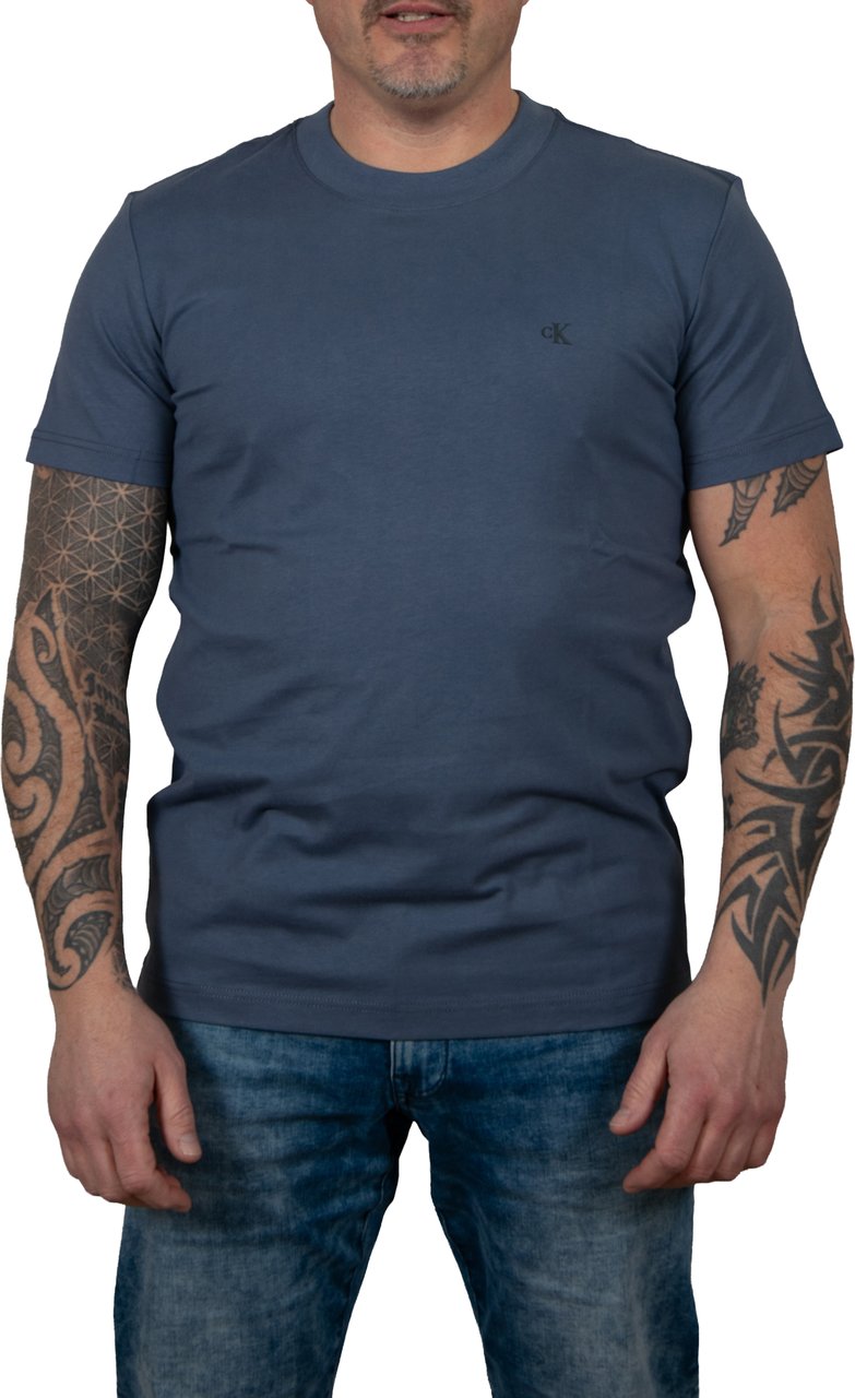 Calvin Klein Calvin Klein Jeans Heavy Regular Tee Blauw
