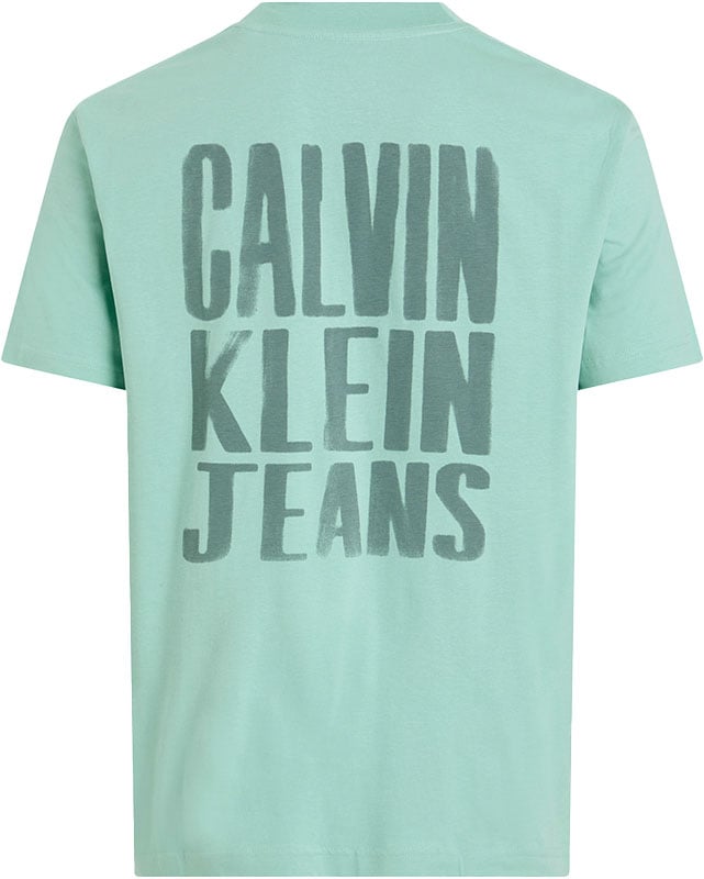 Calvin Klein Calvin Klein Jeans Painted Calvin Klein Jeans Tee Blauw