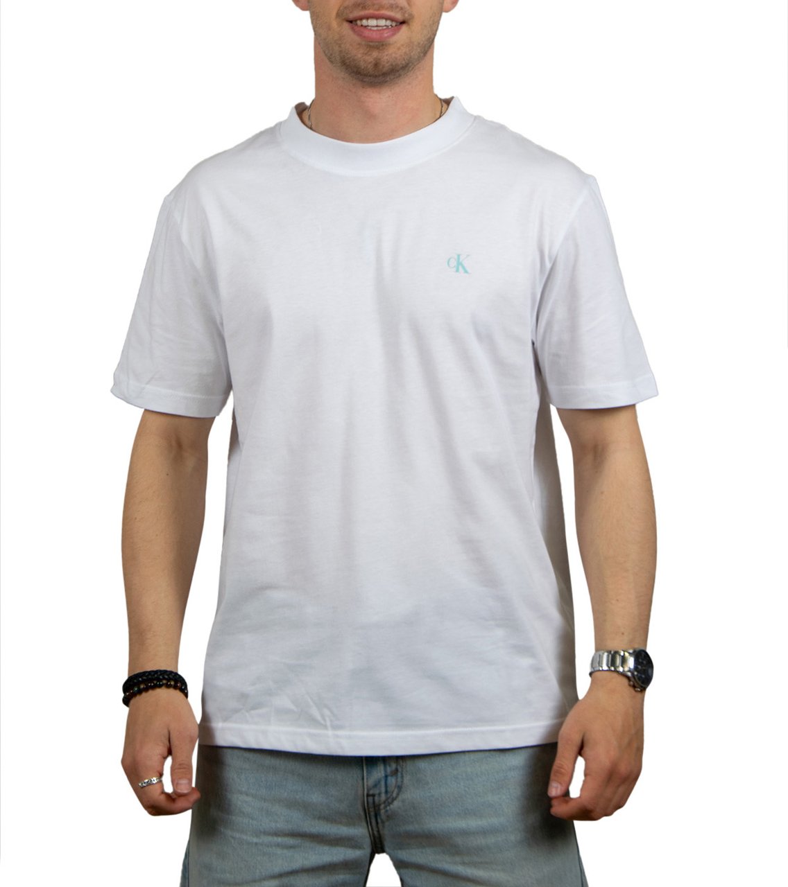 Calvin Klein Jeans Painted Calvin Klein Jeans Tee Wit