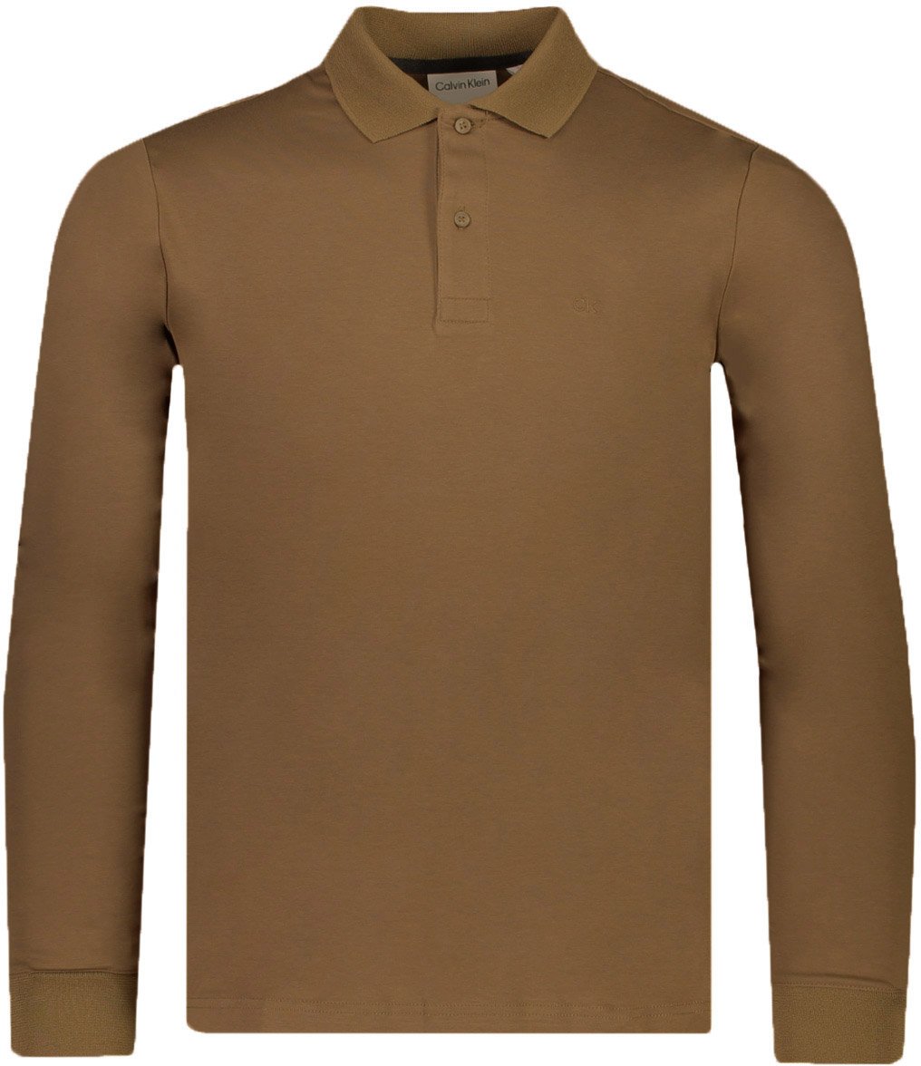 Calvin Klein Polo Bruin Bruin