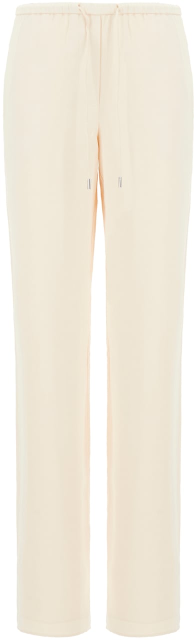 Calvin Klein Calvin Klein Ivory viscose blend pant Neutraal