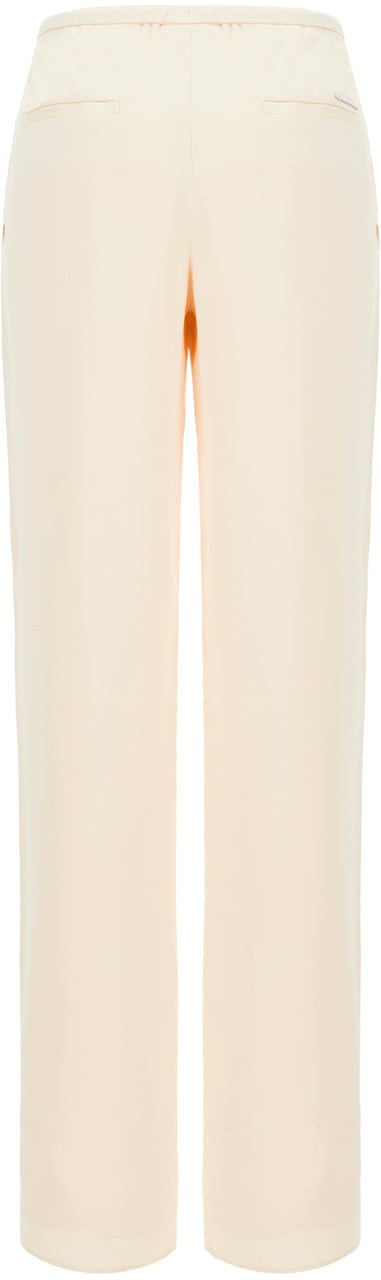 Calvin Klein Calvin Klein Ivory viscose blend pant Neutraal